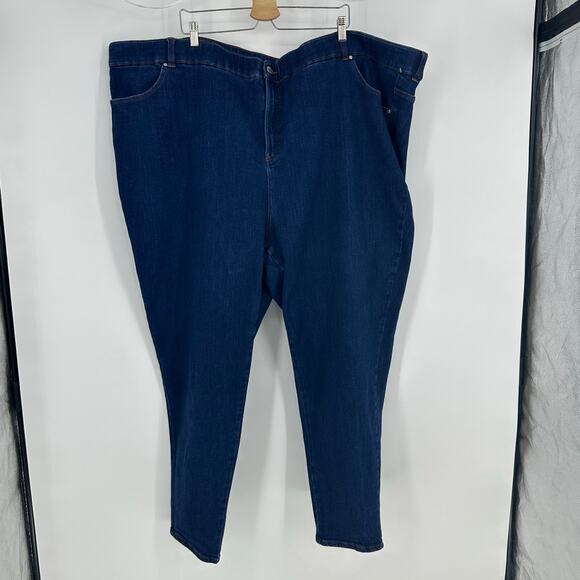 Universal Standard Womens 36 Jeans US 
Plus Size 6X High Rise Stretchy Blue - Picture 4 of 12